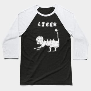 Liger Mini Head - Liger Baseball T-Shirt